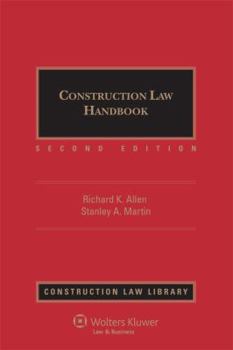 Hardcover Construction Law Handbook, 2nd Edition (2 Volumes) Book