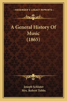 Paperback A General History Of Music (1865) Book