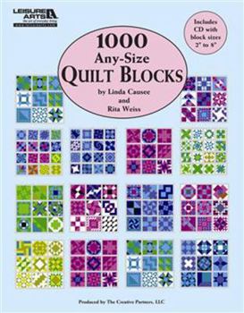 Paperback 1,000 Any-Size Quilt Blocks (Leisure Arts #5593) Book
