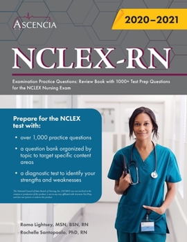 Paperback NCLEX-RN Examination Practice Questions: Review Book with 1000+ Test Prep Questions for the NCLEX Nursing Exam Book