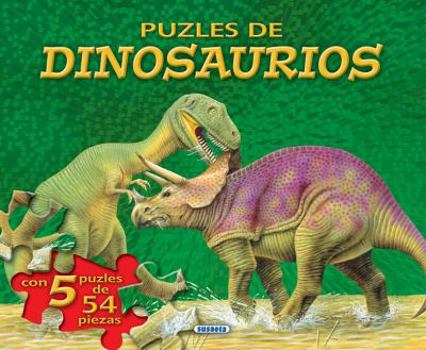 Paperback Puzles de dinosaurios (Libro Puzle de Dinosaurios) (Spanish Edition) [Spanish] Book