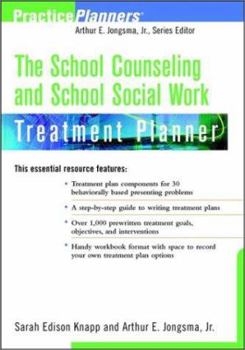 Paperback The School Counseling and School Social Work Treatment Planner Book