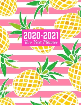 Paperback 2020-2021 Two Year Planner: 24-Month Planner & Calendar - Large 8.5 x 11 (Jan 2020 - Dec 2021) Daily Weekly and Monthly Schedule - Art Cover 00023 Book