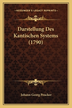 Paperback Darstellung Des Kantischen Systems (1790) [German] Book