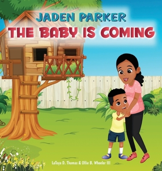 Hardcover Jaden Parker The Baby Is Coming [Large Print] Book