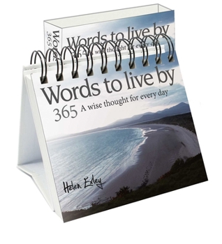 Spiral-bound 365 Words to Live by: A Wise Thought Every Day Book