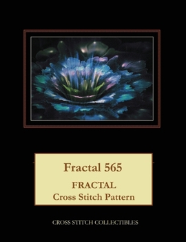 Paperback Fractal 565: Fractal cross stitch pattern [Large Print] Book
