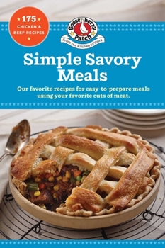 Paperback Simple Savory Meals: 175 Chicken & Beef Recipes Book