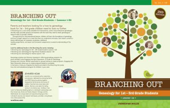 Paperback Branching Out: Genealogy for 1st - 3rd Grade Book