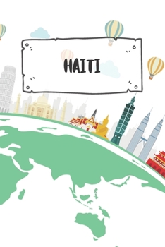 Haiti: Dotted Travel Diary Notebook or Journey Dotted Grid Journal - Holiday Trip Pocketbook for Men and Women with Dots