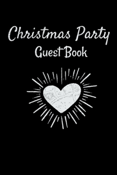 Paperback Christmas Party Guest Book: Awesome Guest Comments Book For Christmas Party Book