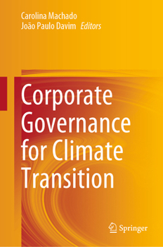 Hardcover Corporate Governance for Climate Transition Book
