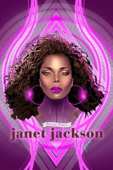 Paperback Female Force: Janet Jackson Book