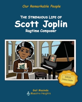 Paperback The Strenuous Life of Scott Joplin: Ragtime Composer Book