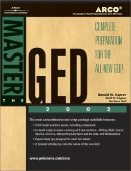 Paperback Master the GED 2002 Book