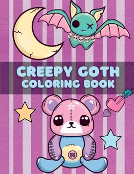 Paperback Creepy Goth Coloring Book