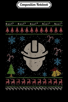 Composition Notebook: Coal Miner Christmas Ugly Coal Mining Wife  Journal/Notebook Blank Lined Ruled 6x9 100 Pages