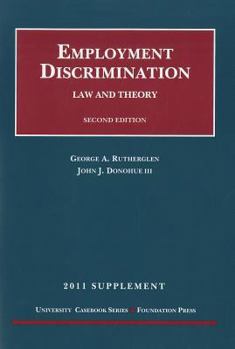 Paperback Employment Discrimination, Supplement: Law and Theory Book