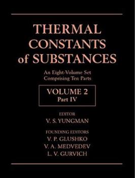 Hardcover Thermal Constants of Substances, 8 Volume Set Book