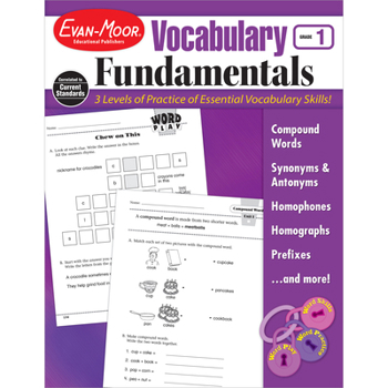 Paperback Vocabulary Fundamentals, Grade 1 Book