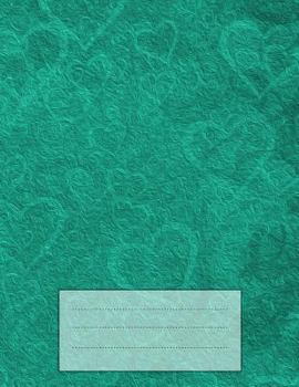 Paperback Cornell Notes Notebook: Teal Heart 8.5x11 Book