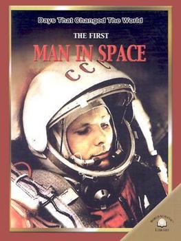 Library Binding The First Man in Space Book