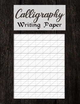 Paperback Calligraphy Writing Paper: Blank Lined Handwriting Calligraphy Practice Journal for Adults & Kids Book