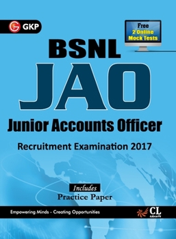 Paperback BSNL JAO (Junior Accounts Officer) Recruitment Examination 2017 Book