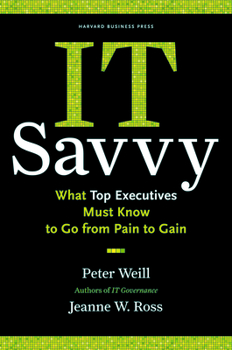 Hardcover It Savvy: What Top Executives Must Know to Go from Pain to Gain Book