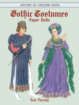 Paperback Gothic Costumes Paper Dolls (Dover Paper Dolls) Book