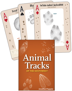 Cards Animal Tracks of the Southwest Playing Cards Book