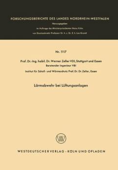 Paperback Lärmabwehr Bei Lüftungsanlagen [German] Book