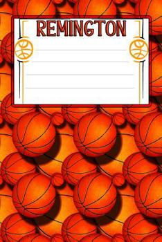 Paperback Basketball Life Remington: College Ruled Composition Book