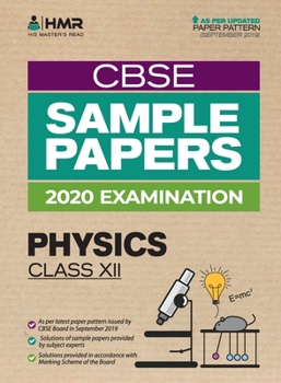 Paperback Sample Papers - Physics: CBSE Class 12 for 2020 Examination Book