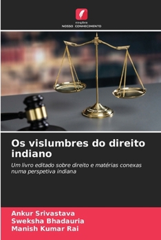 Paperback Os vislumbres do direito indiano [Portuguese] Book