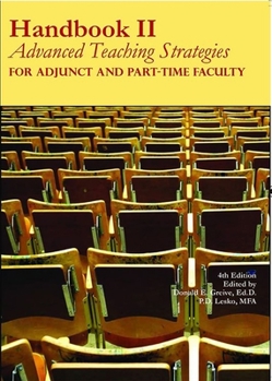 Paperback Handbook II: Advanced Teaching Strategies for Adjunct and Part-Time Faculty Book