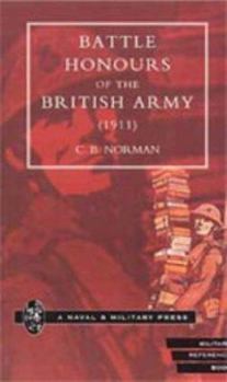 Paperback Battle Honours of the British Army (1911) Book