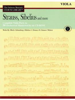 Sheet music Orchestra Musician's CD-ROM Library Vol. 9 Viola Strauss Sibelius And More Book