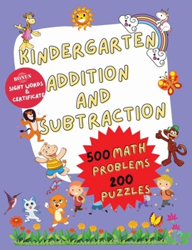 Paperback Kindergarten Math Addition and Subtraction: Math Helper Series Book