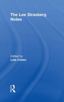 Hardcover The Lee Strasberg Notes Book