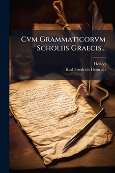Paperback Cvm Grammaticorvm Scholiis Graecis... [Latin] Book