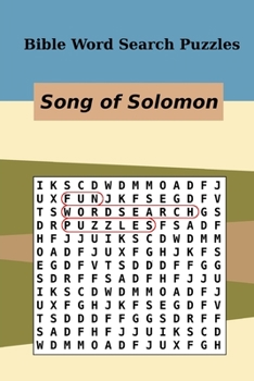 Paperback Bible Word Search Puzzles Song of Solomon Book
