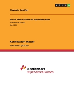 Paperback Konfliktstoff Wasser [German] Book