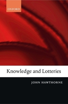 Hardcover Knowledge and Lotteries Book