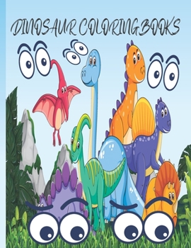 Paperback Dinosaur Coloring Books: Primary Composition Dinosaur Coloring Books for Kids Book