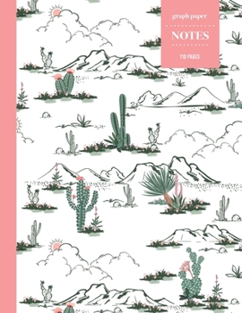 Graph Paper Notes 110 Pages: Cactus Notebook for Professionals and Students, Teachers, Architects, Scientists, Engineers, and Writers | Succulent Llama Pattern