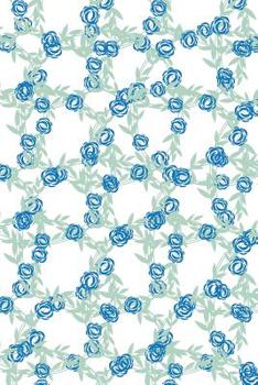 Paperback Blue Flowers: Writing Passwords Down On Paper Compact Notebook Organizer Petite for remembering username PIN and login details Book