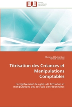 Paperback Titrisation des créances et manipulations comptables [French] Book