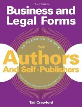 Paperback Business and Legal Forms for Authors and Self-Publishers [With CDROM] Book
