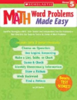 Paperback Math Word Problems Made Easy: Grade 5 Book